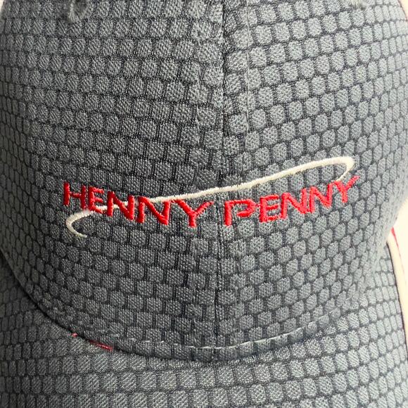Henny Penny Thirty-nine 39 Gray&Red Food Service Chicken Baseball Cap Sm - Med - Picture 4 of 13